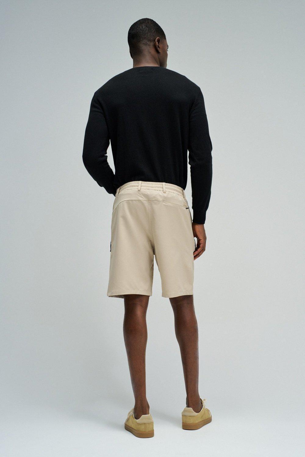 Regular Fit Shorts, Cream, large image number 3