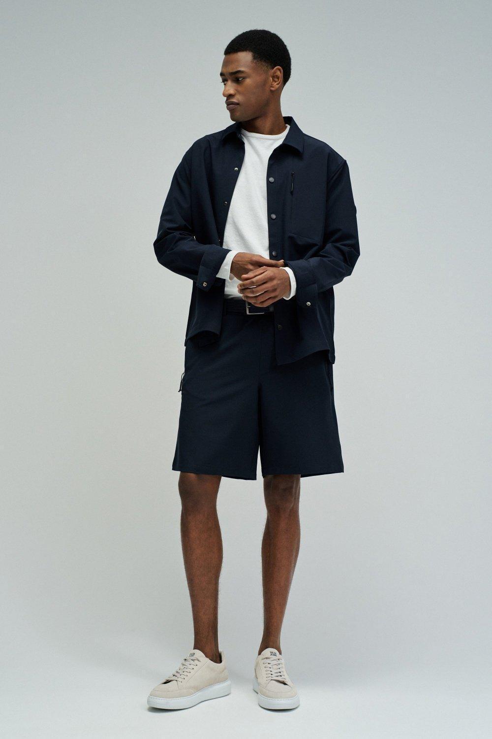 Regular Fit Shorts, Blue, medium