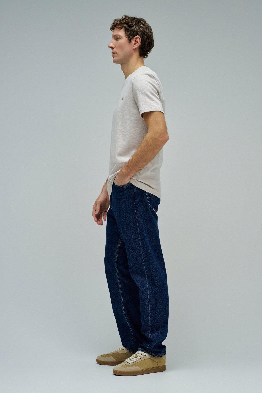 T-Shirt With Branding, Navy, large image number 2