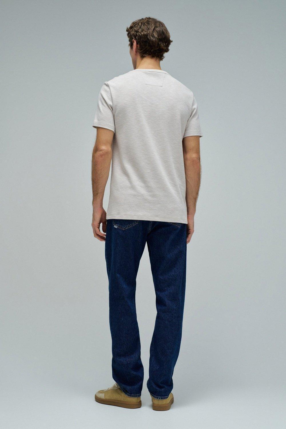 T-Shirt With Branding, Navy, large image number 3