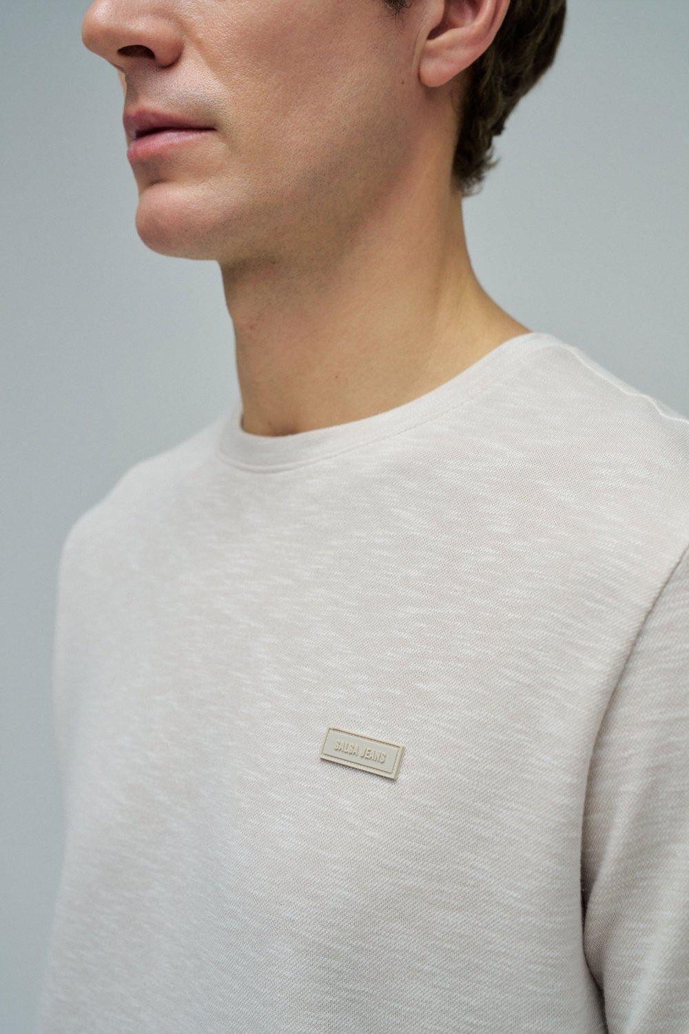 T-Shirt With Branding, Navy, large image number 4