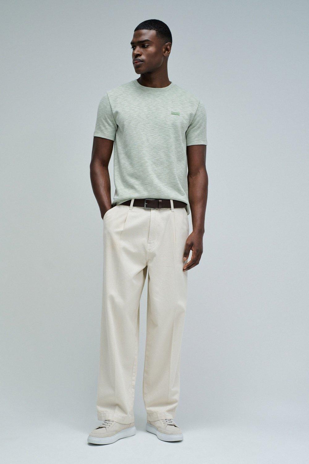 T-Shirt With Branding, Lime Green, large image number 1