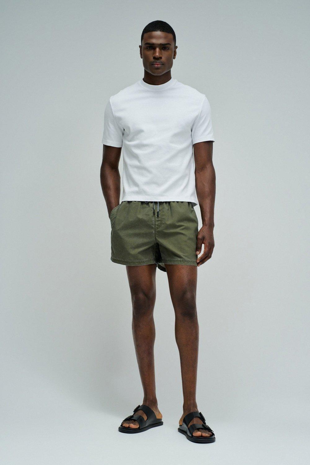 Swim Shorts, Green, medium
