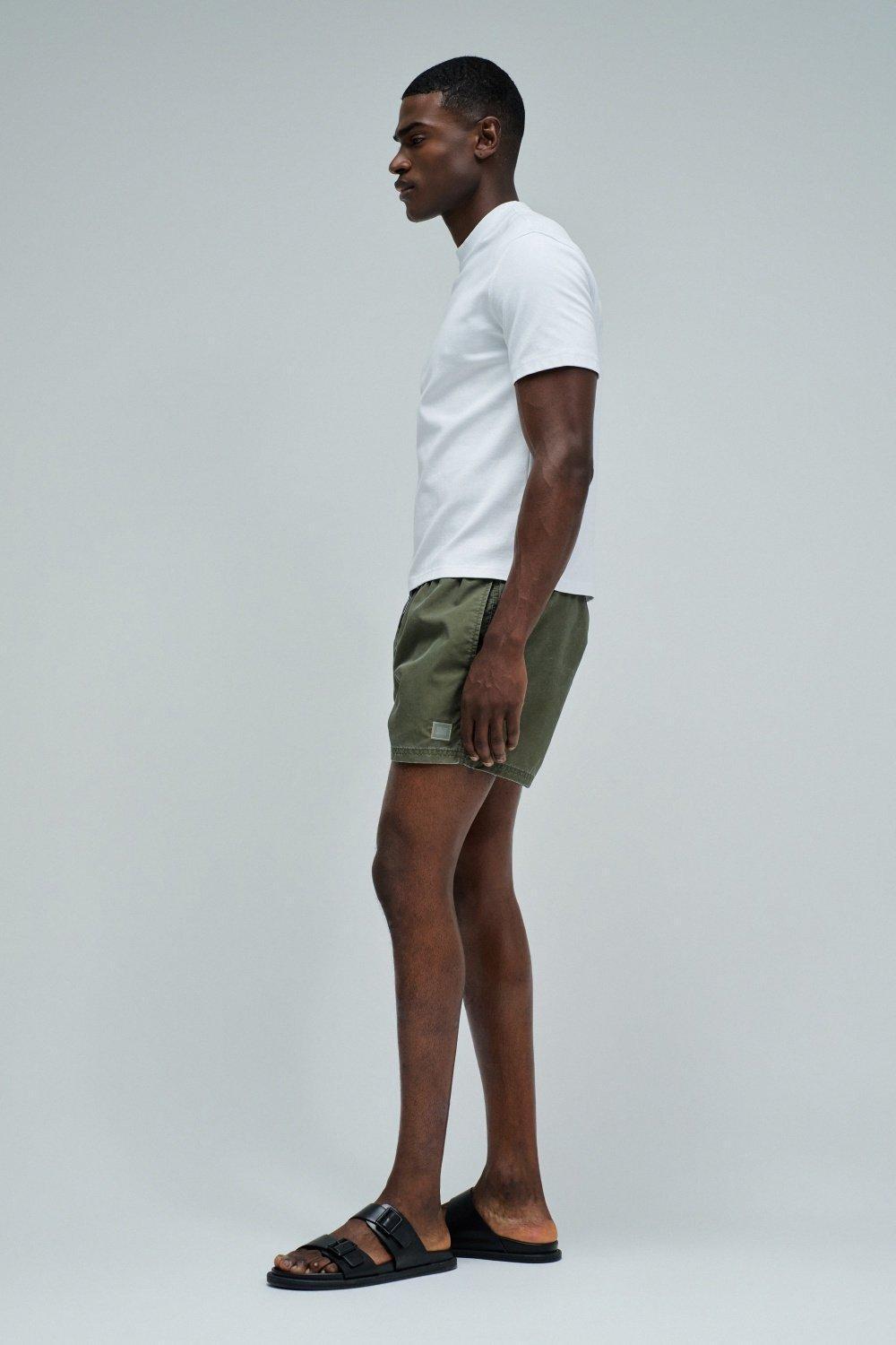 Swim Shorts, Green, medium