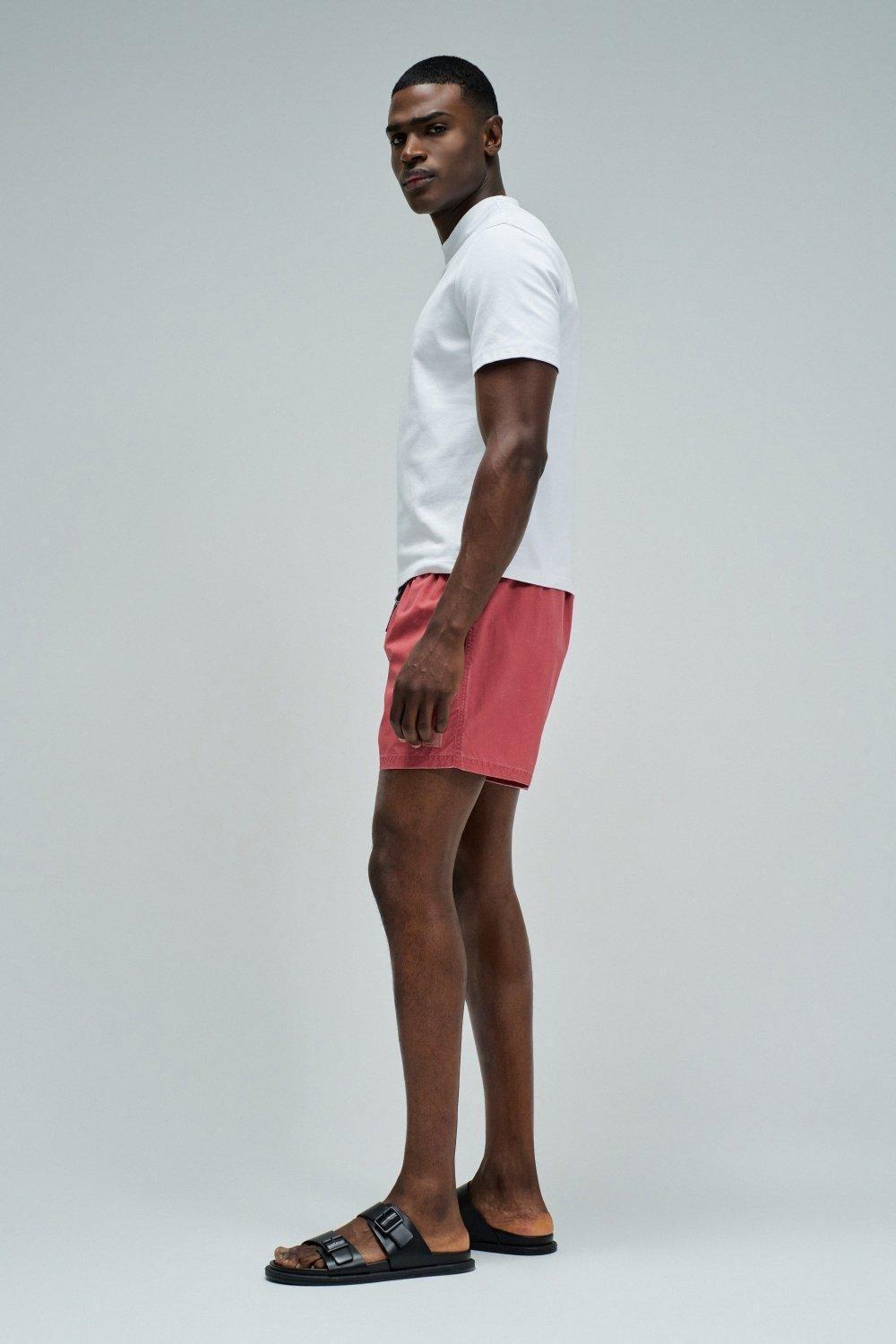 Swim Shorts, Dark Pink, medium