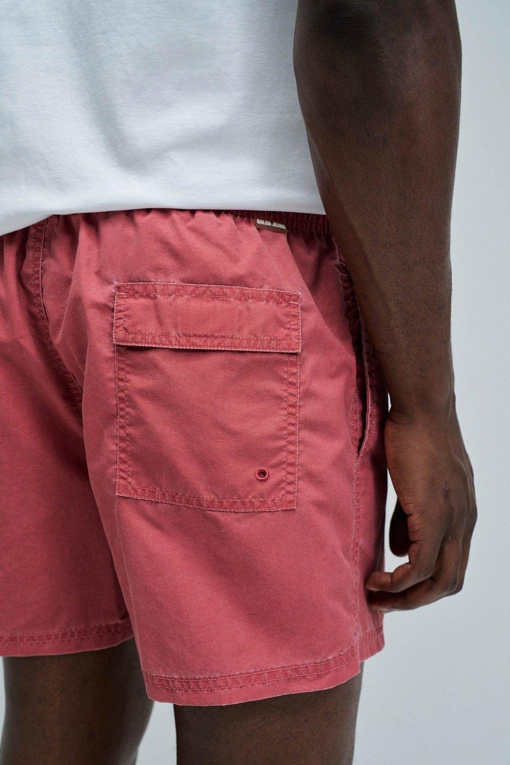 Swim Shorts, Dark Pink, large image number 4