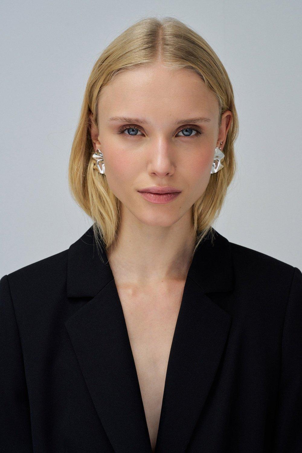 Wavy Earrings, , large image number 3