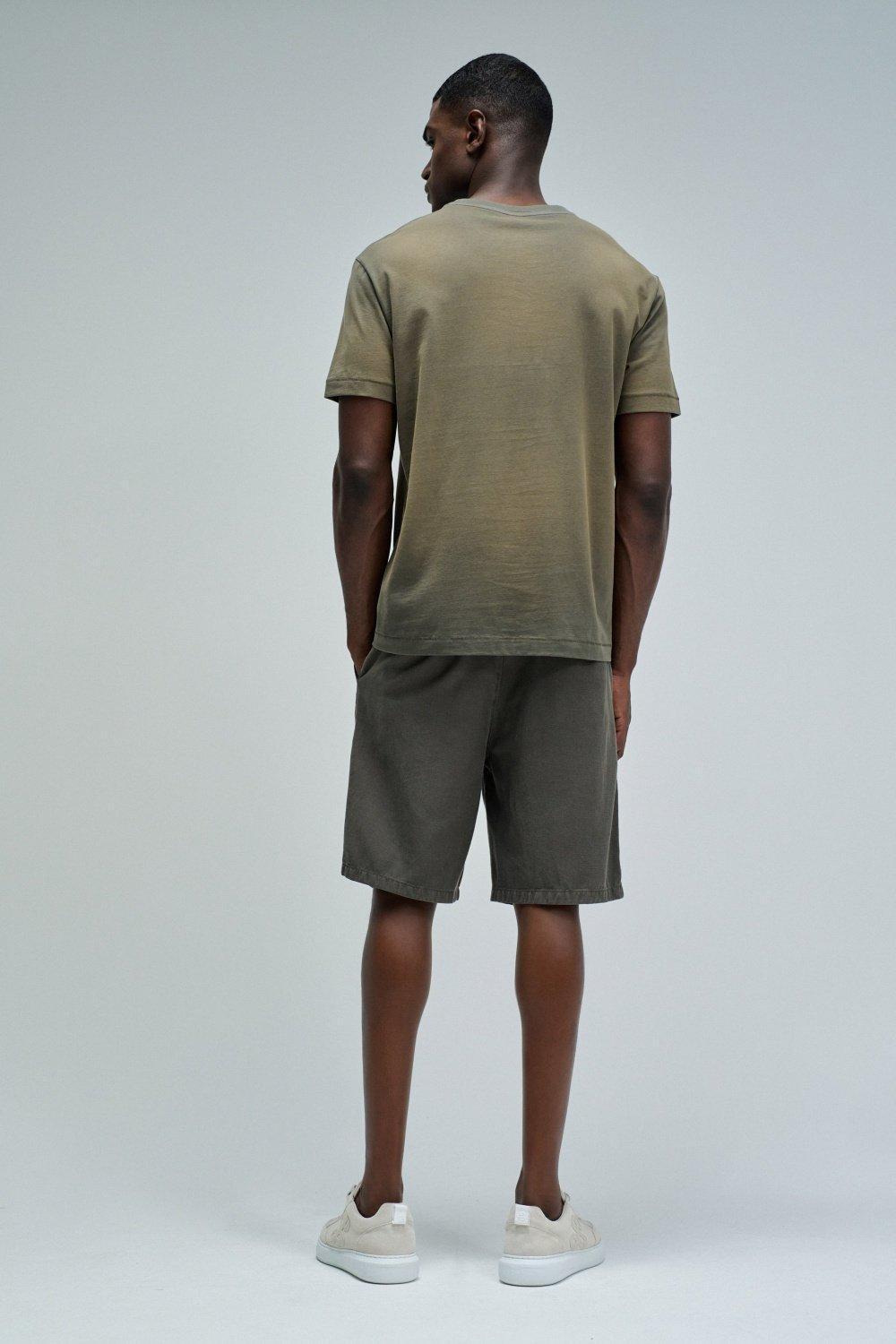 T Shirt With Print And Branding, Green, large image number 3