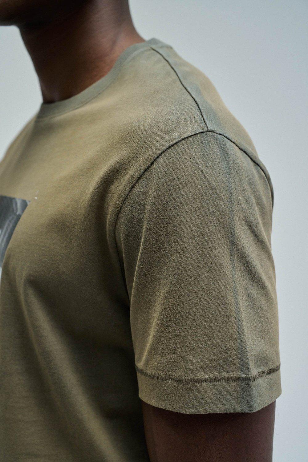 T Shirt With Print And Branding, Green, large image number 4