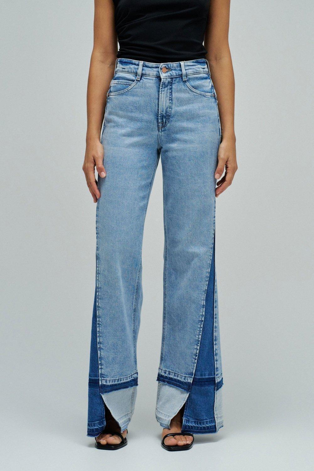 جينز فيث بوش إن بقصّة واسعة, Blue, medium