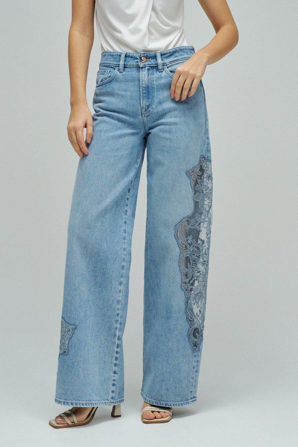 True Wide Jeans, Blue, large image number 0