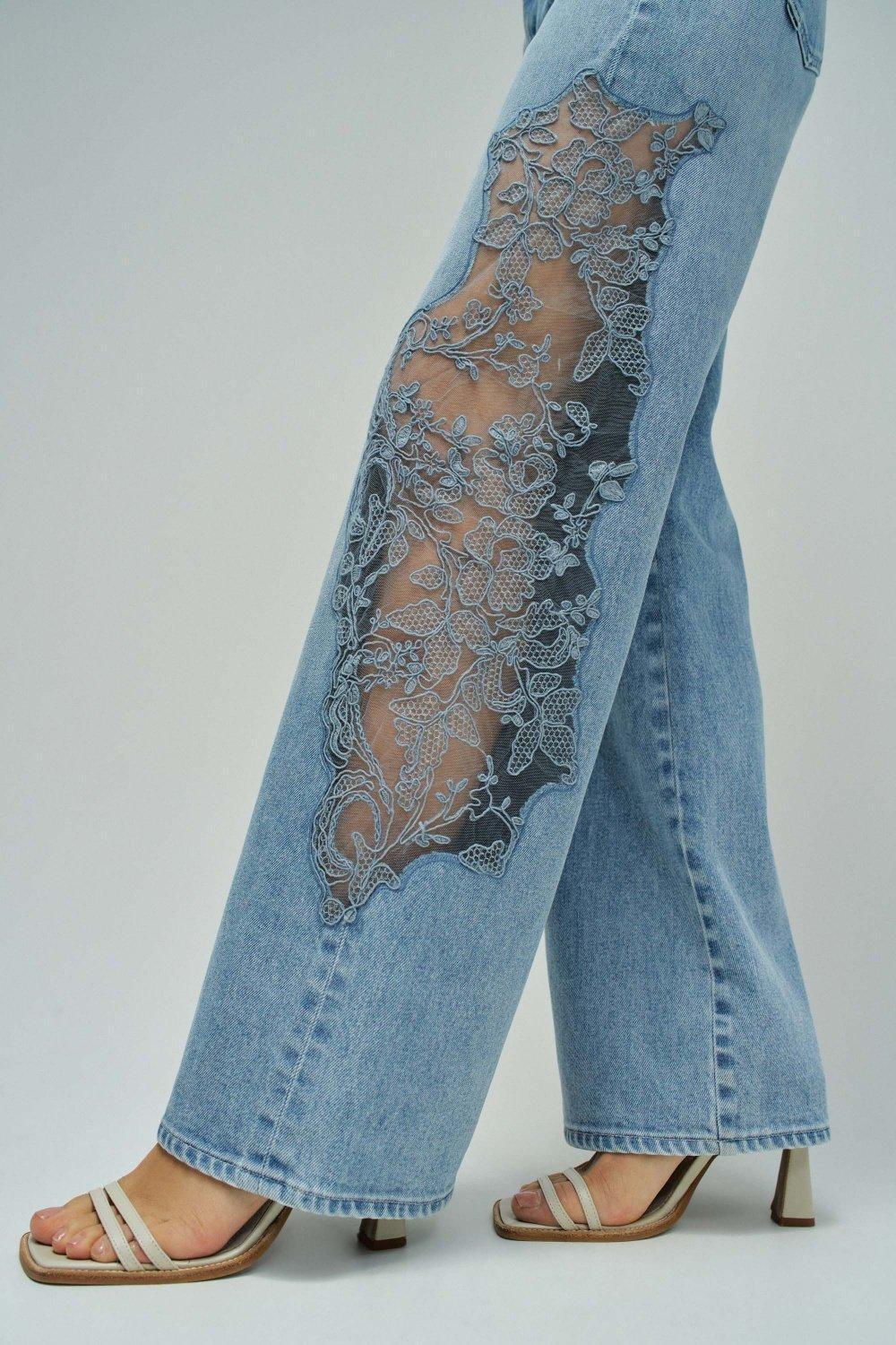 True Wide Jeans, Blue, large image number 4