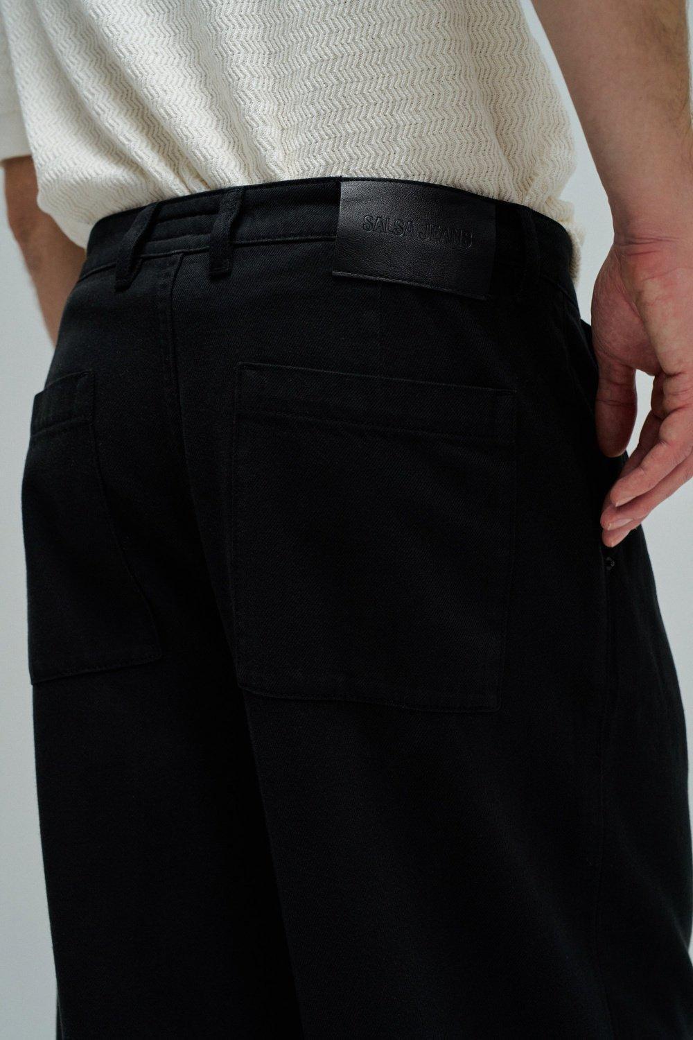 Loose Fit Trousers, Black, large image number 4