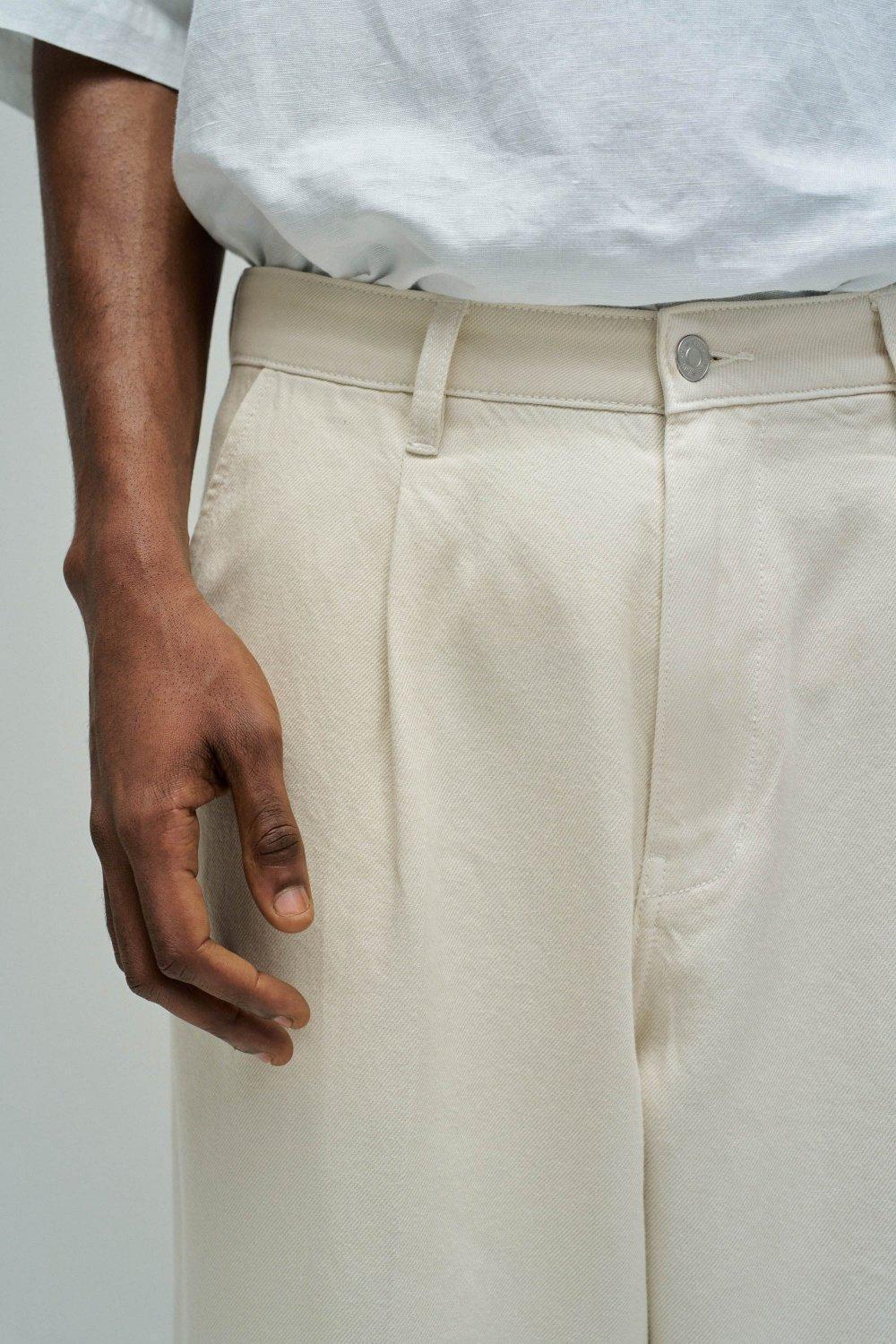 Loose Fit Trousers, Beige, large image number 4