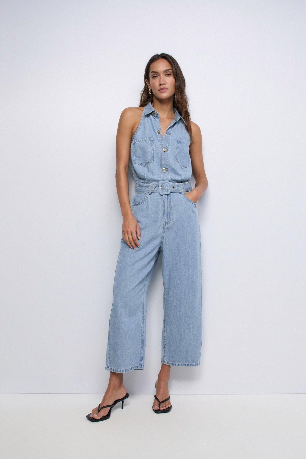 Lightdenim Jumpsuit, Blue, large image number 0