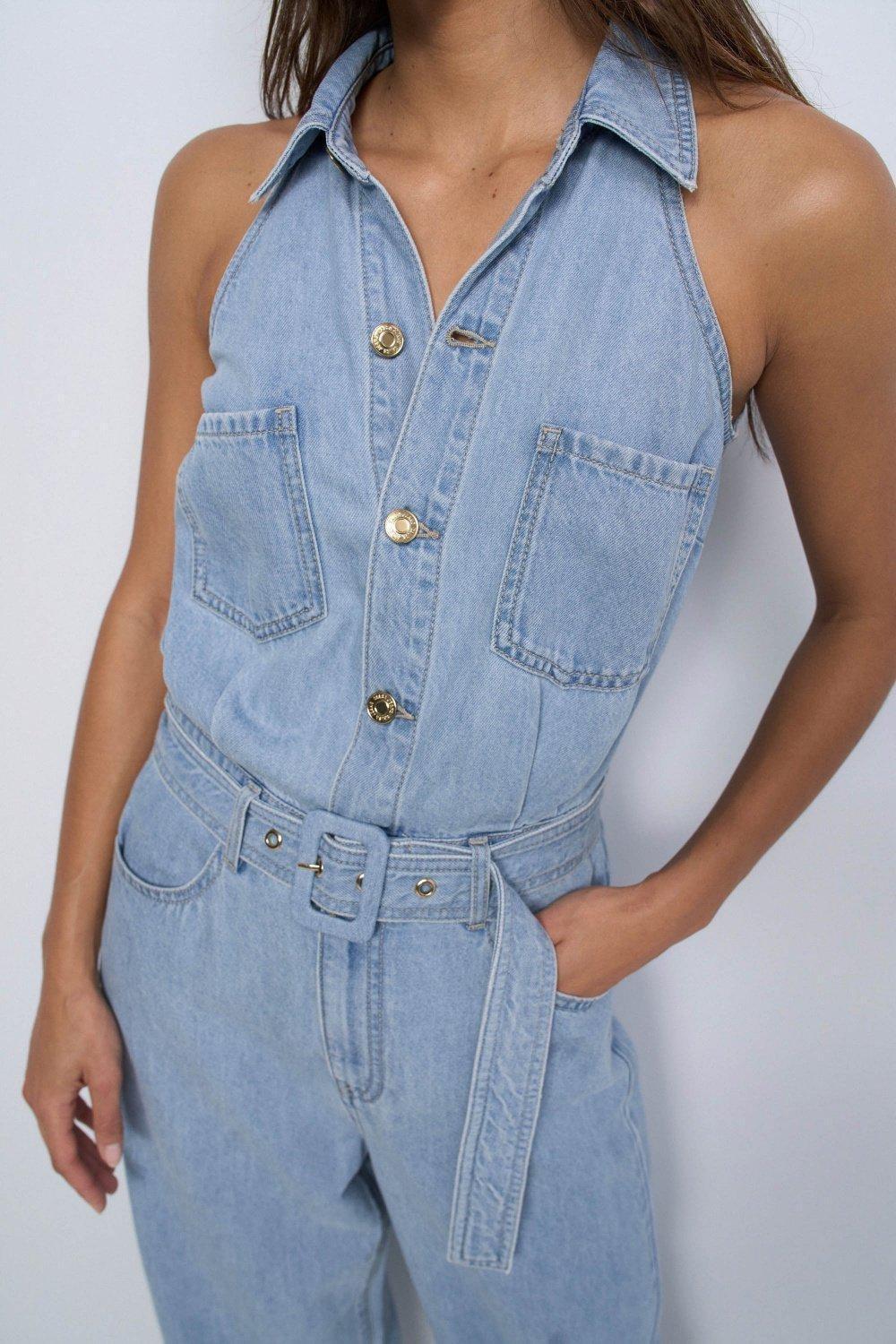 Lightdenim Jumpsuit, Blue, large image number 4