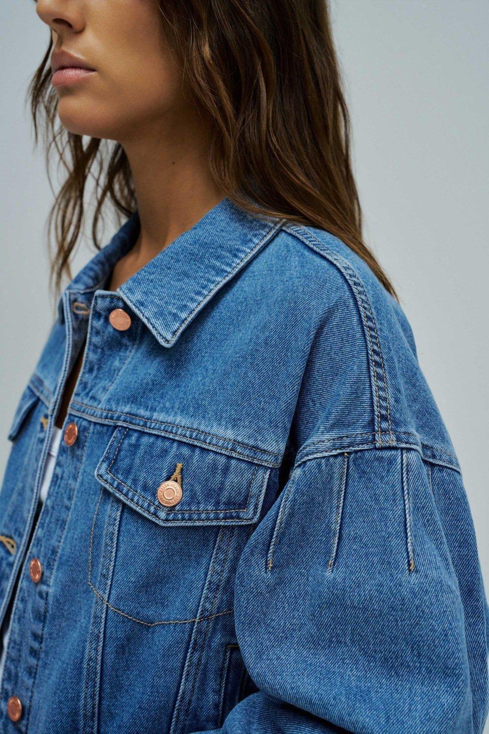 Denim Jacket, Blue, large image number 4