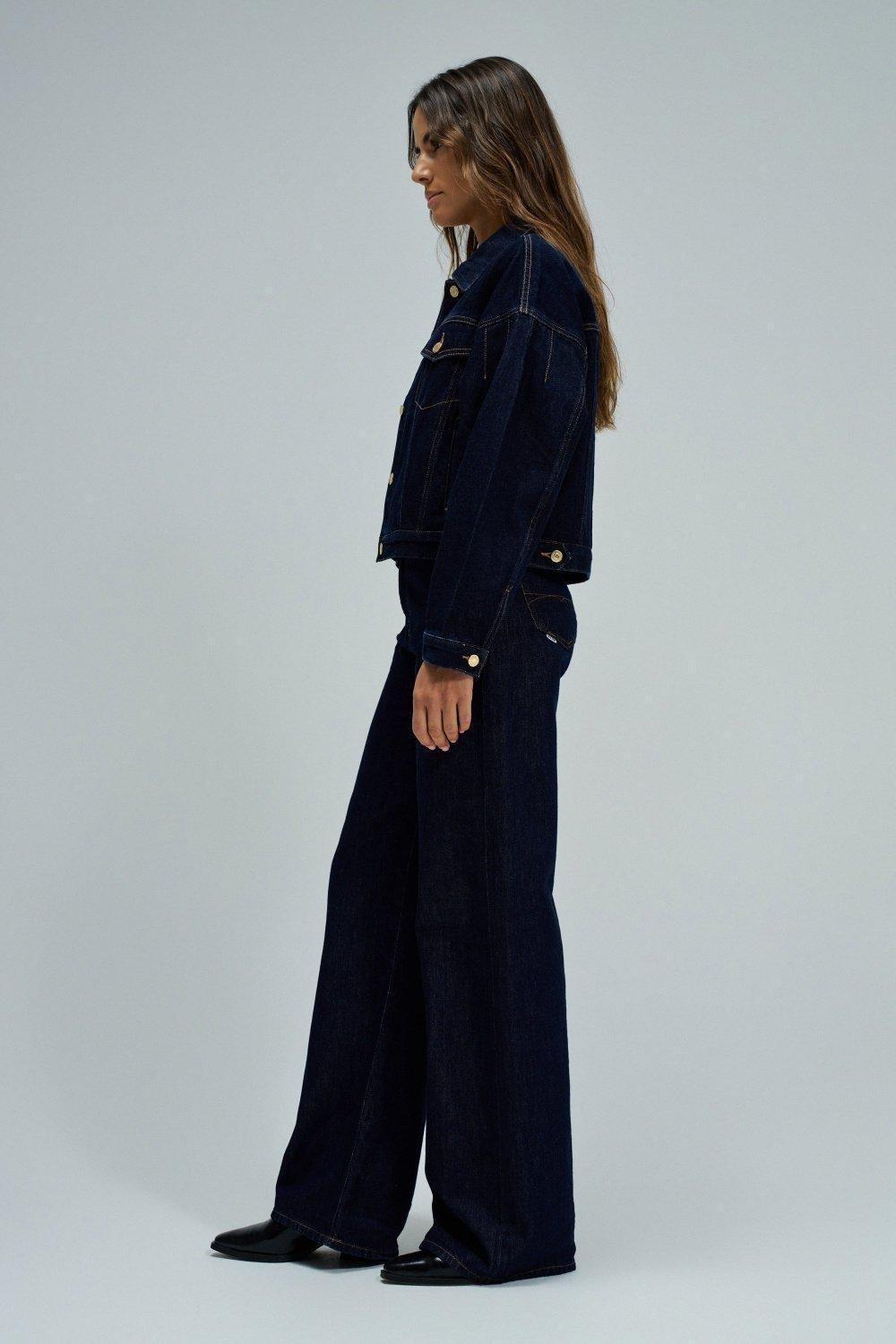 Denim Jacket, Dark Blue, large image number 2