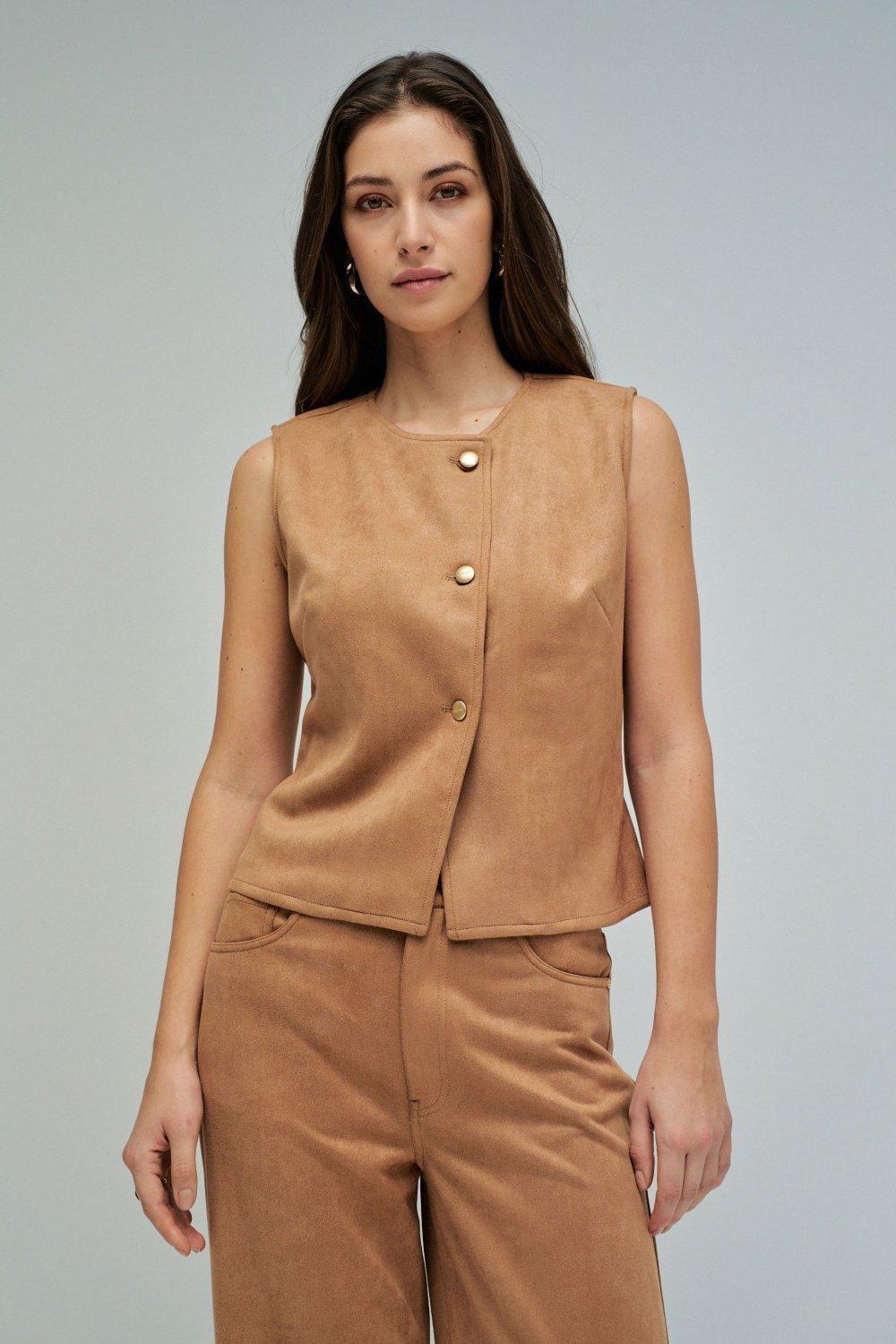 Suede Vest