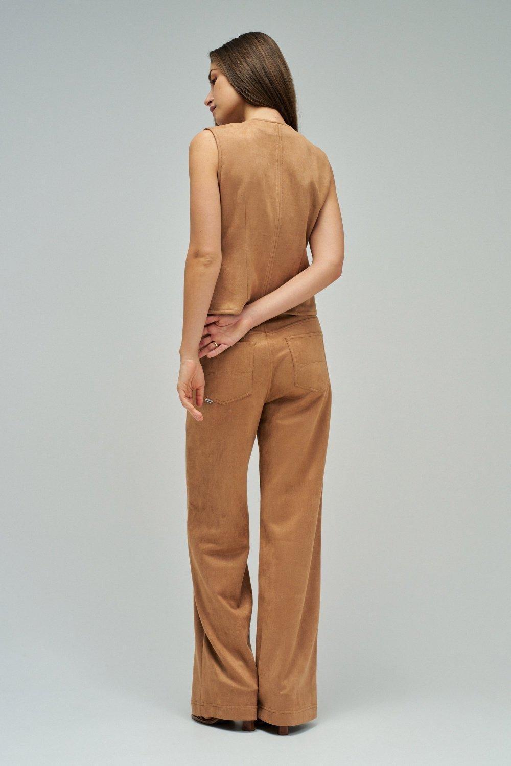 Suede Vest, Brown, large image number 3