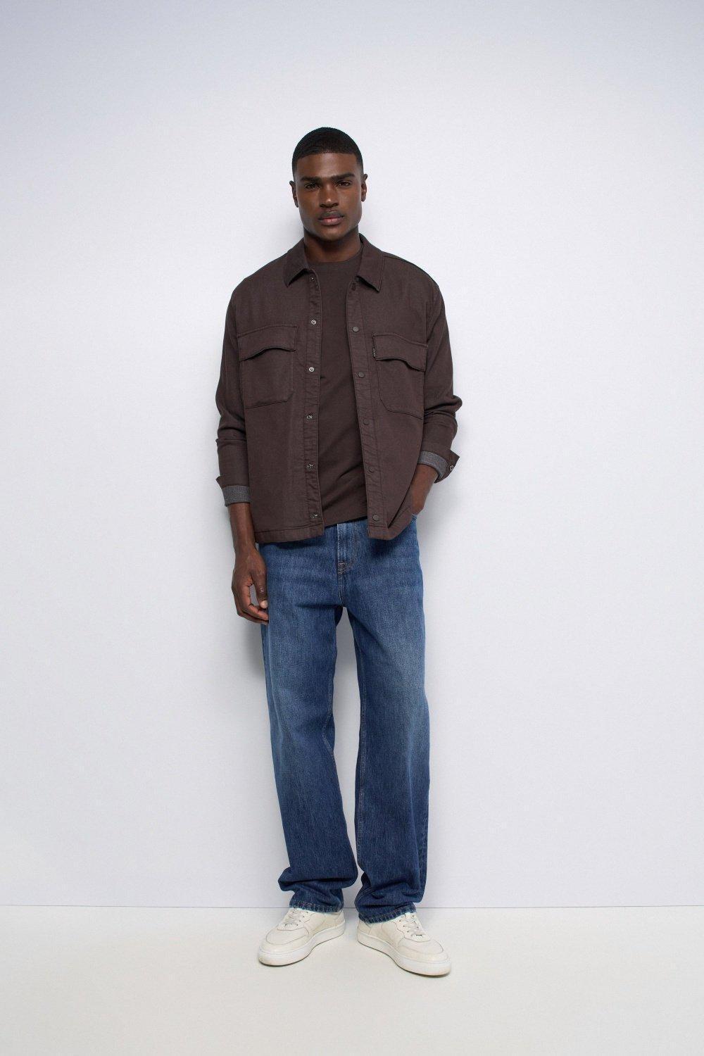 Loose Fit Jeans, Navy, medium