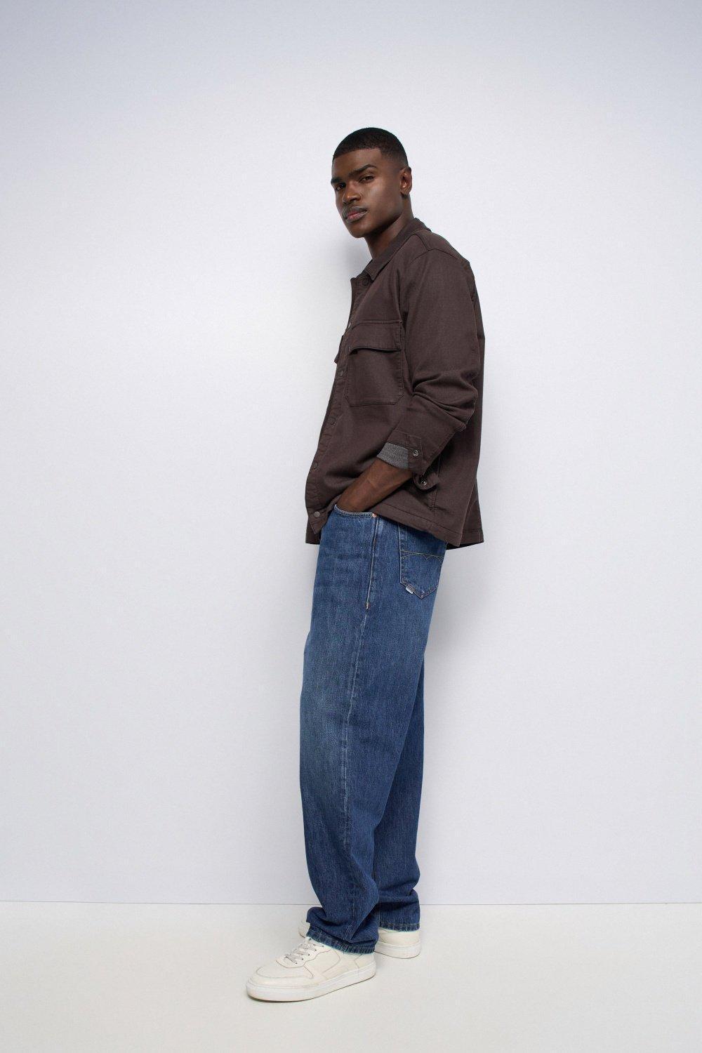 Loose Fit Jeans, Navy, medium