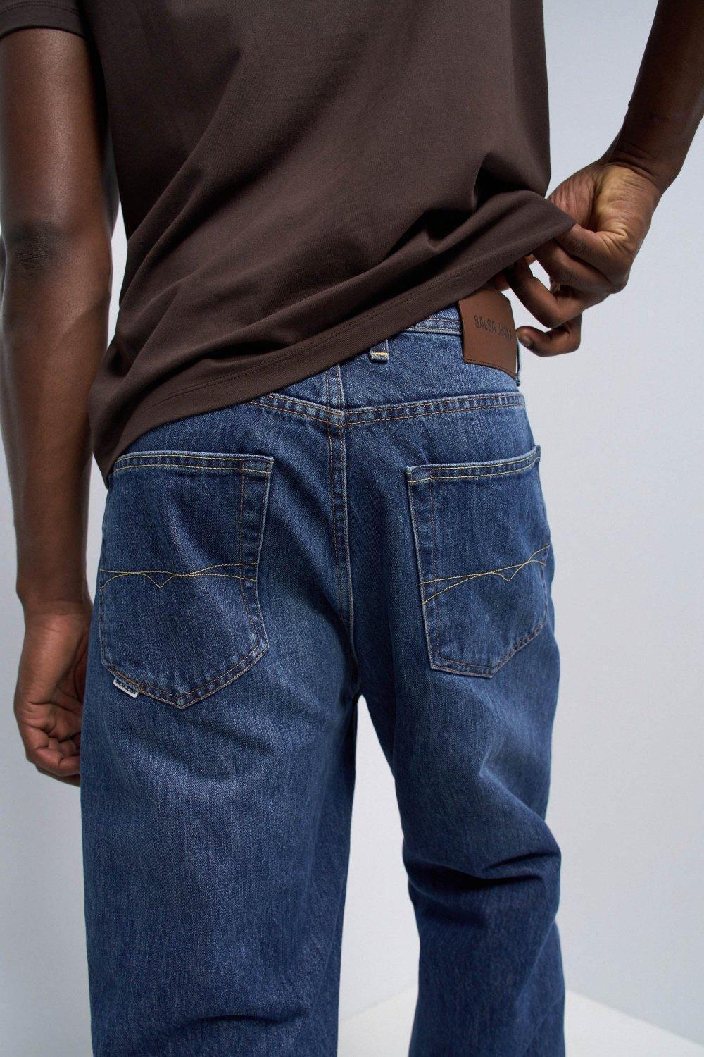 Loose Fit Jeans, Navy, large image number 4