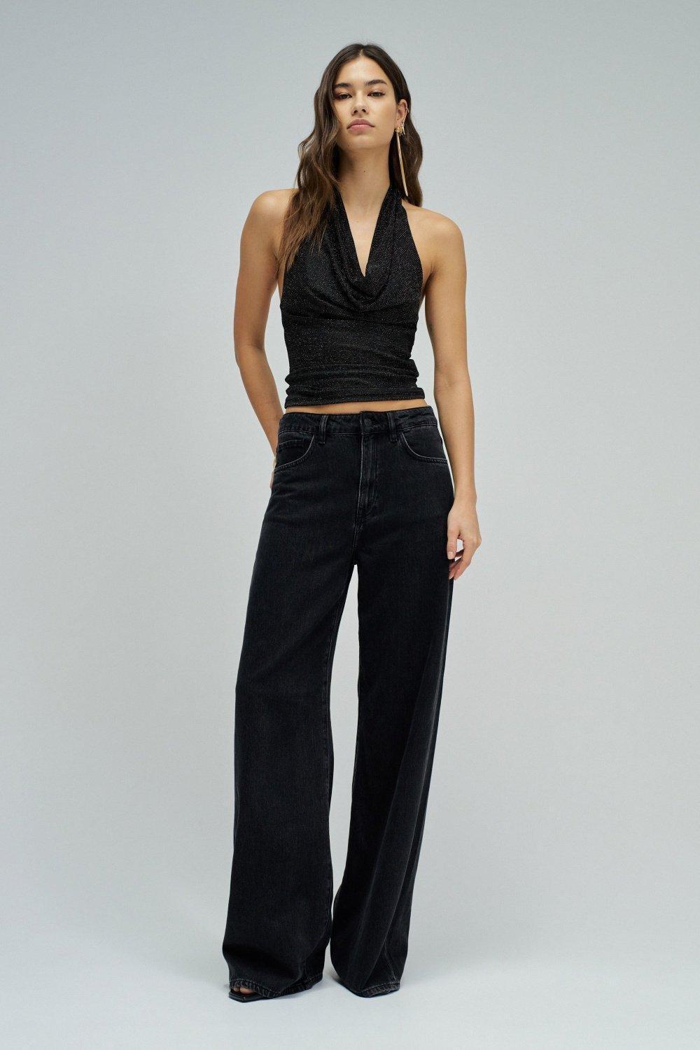 Top With Lurex, Black, medium