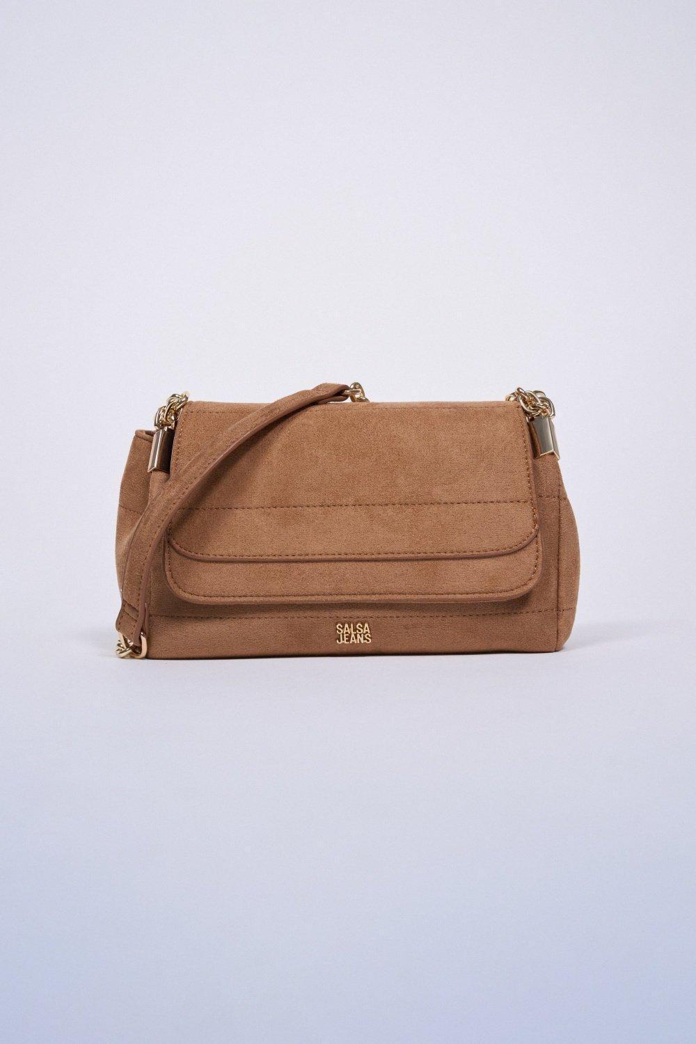 Suede Effect Bag, 2101_912, medium