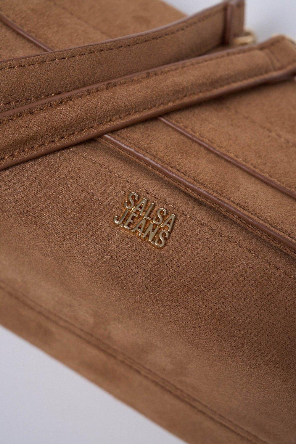 Suede Effect Bag, 2101_912, medium