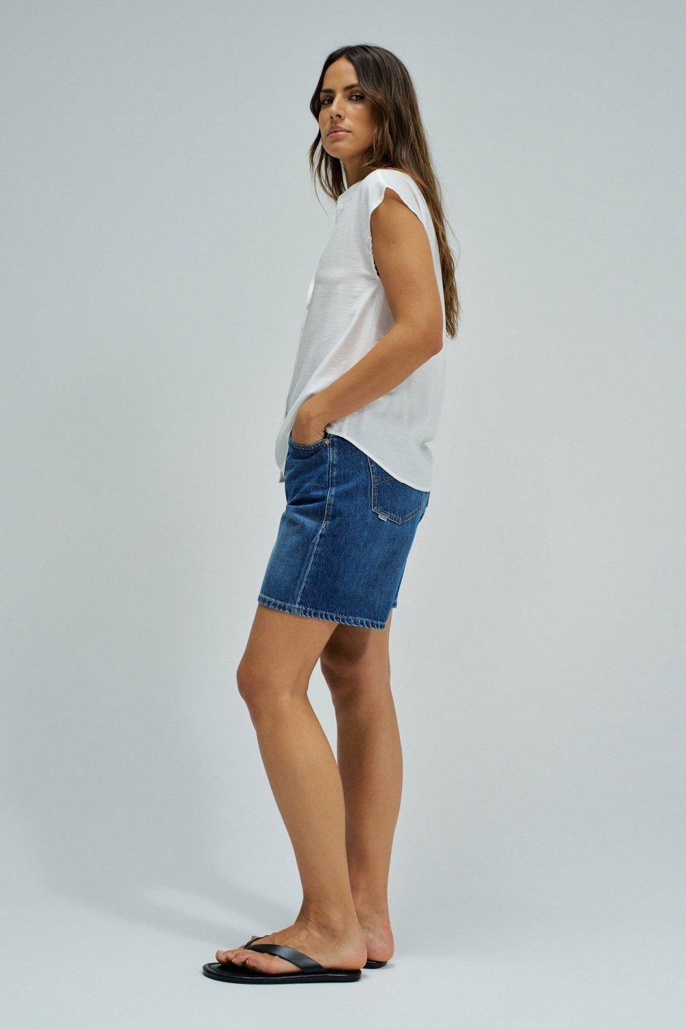 Basic Shirt, White, medium