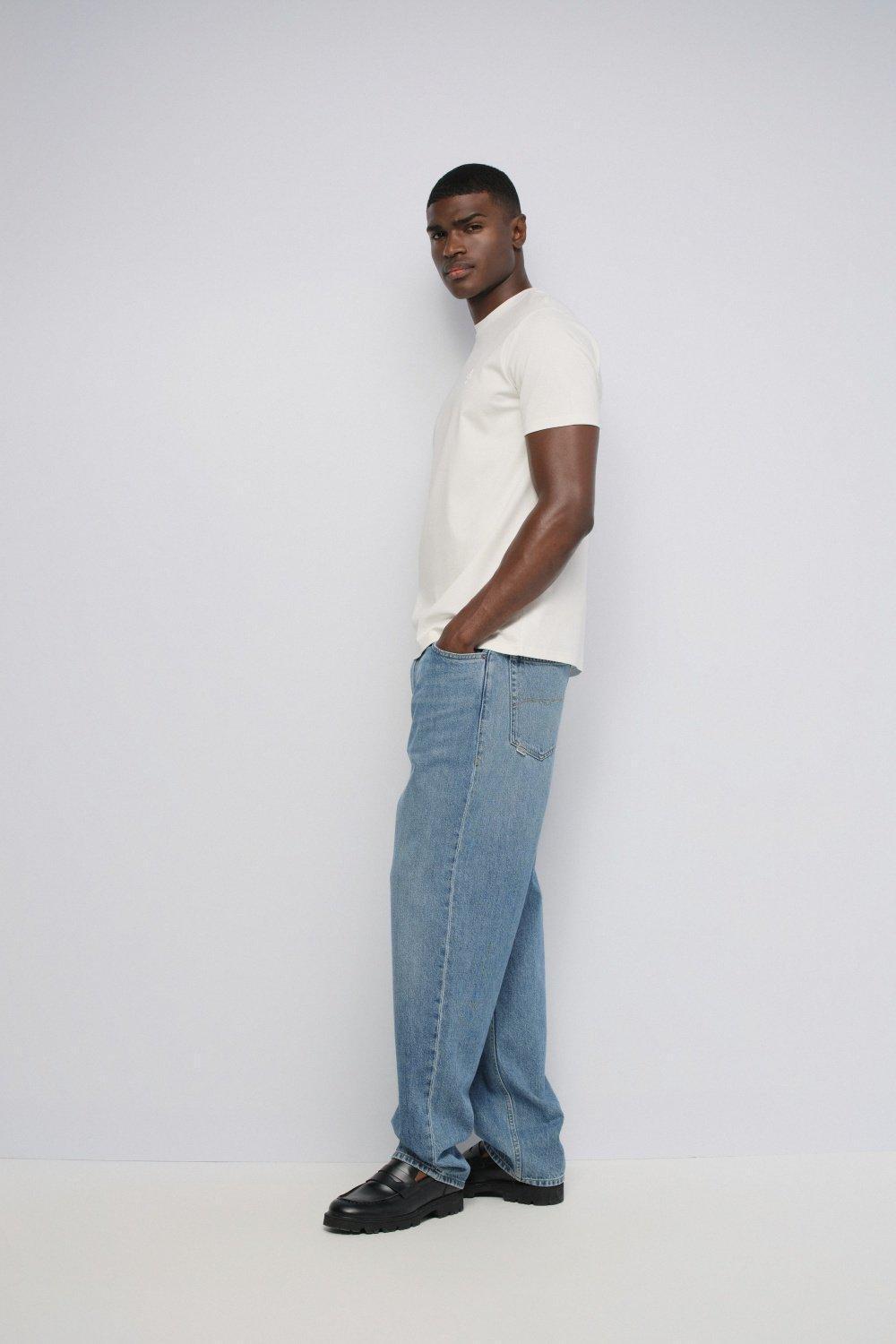 Loose Fit Jeans, Blue, medium