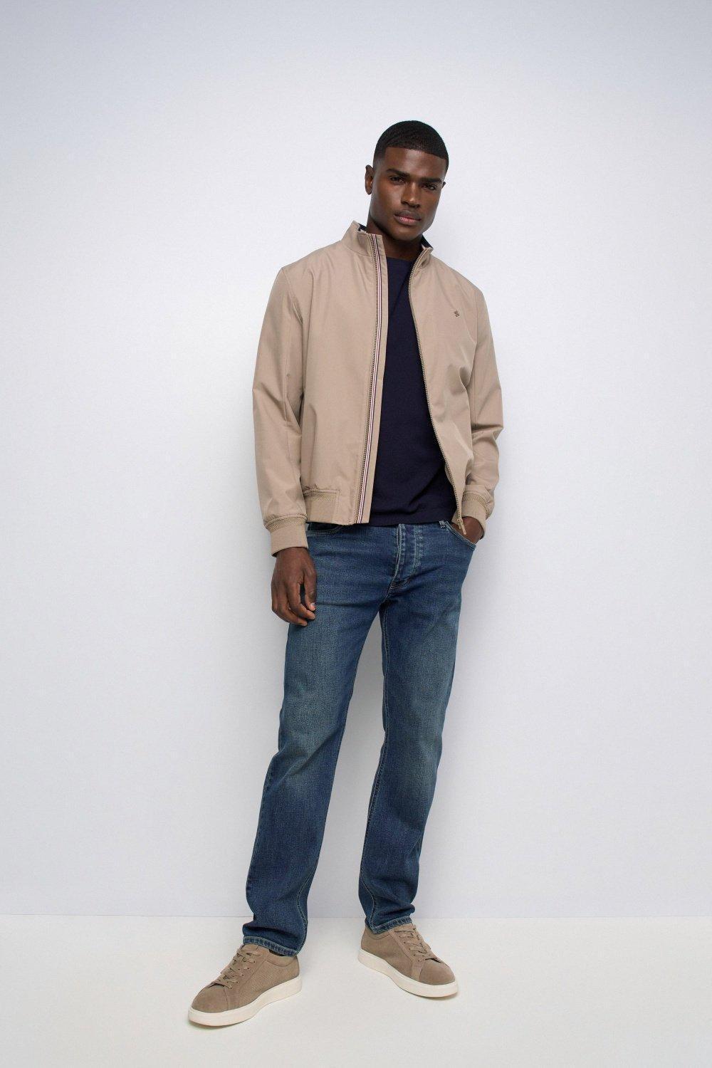 Bomber Jacket, Navy, large image number 1