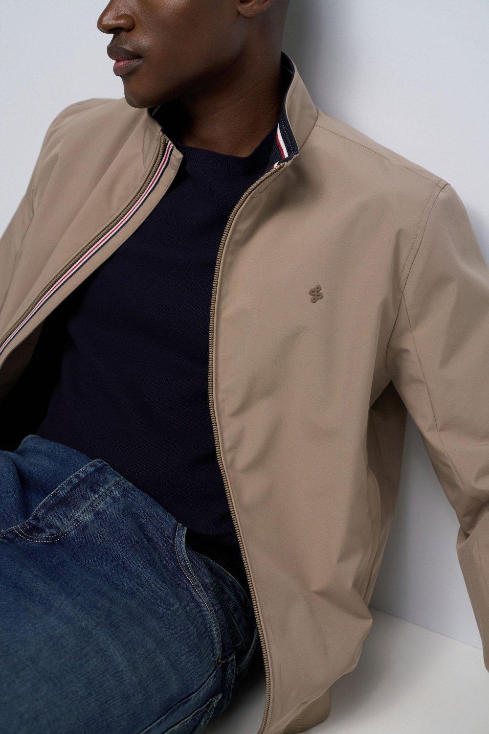 Bomber Jacket, Navy, large image number 4