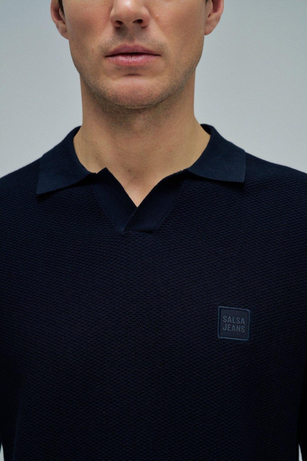 Knitted Polo, , large image number 4