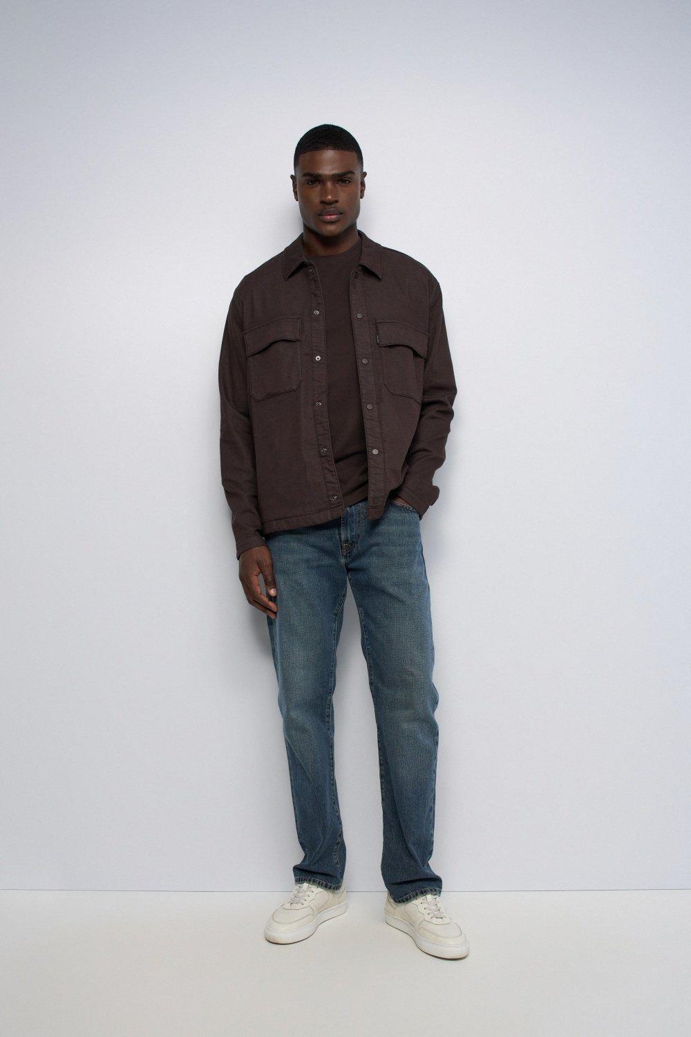 T Shirt With Branding, Brown, medium
