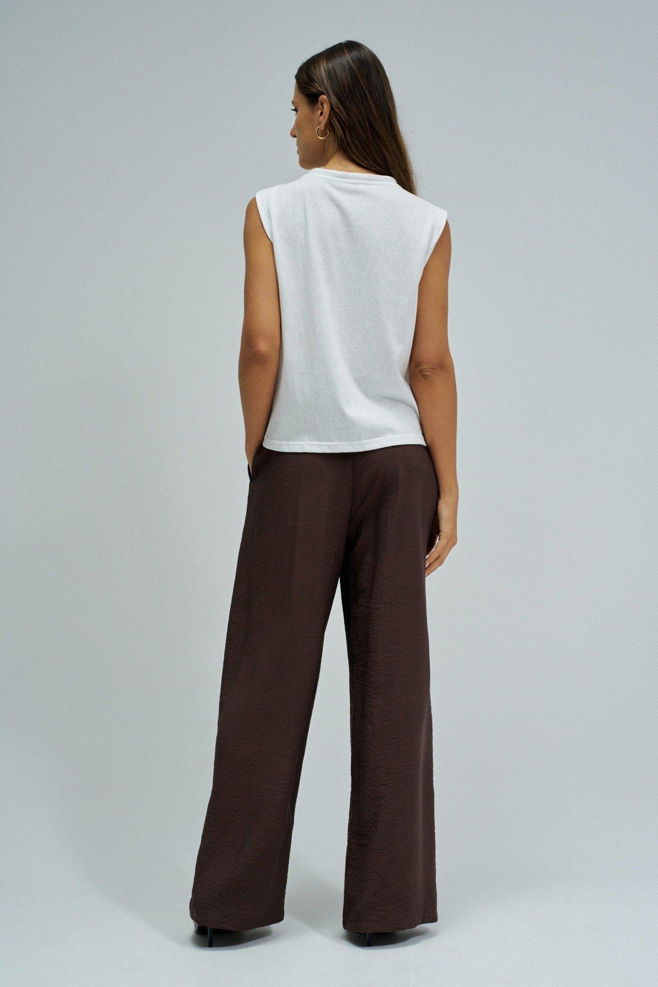 T-Shirt With Scarf, White, medium