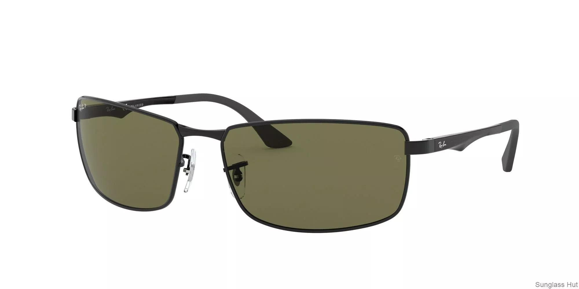 RB3498 Black/Green/Polarized STD, 2901_000, medium
