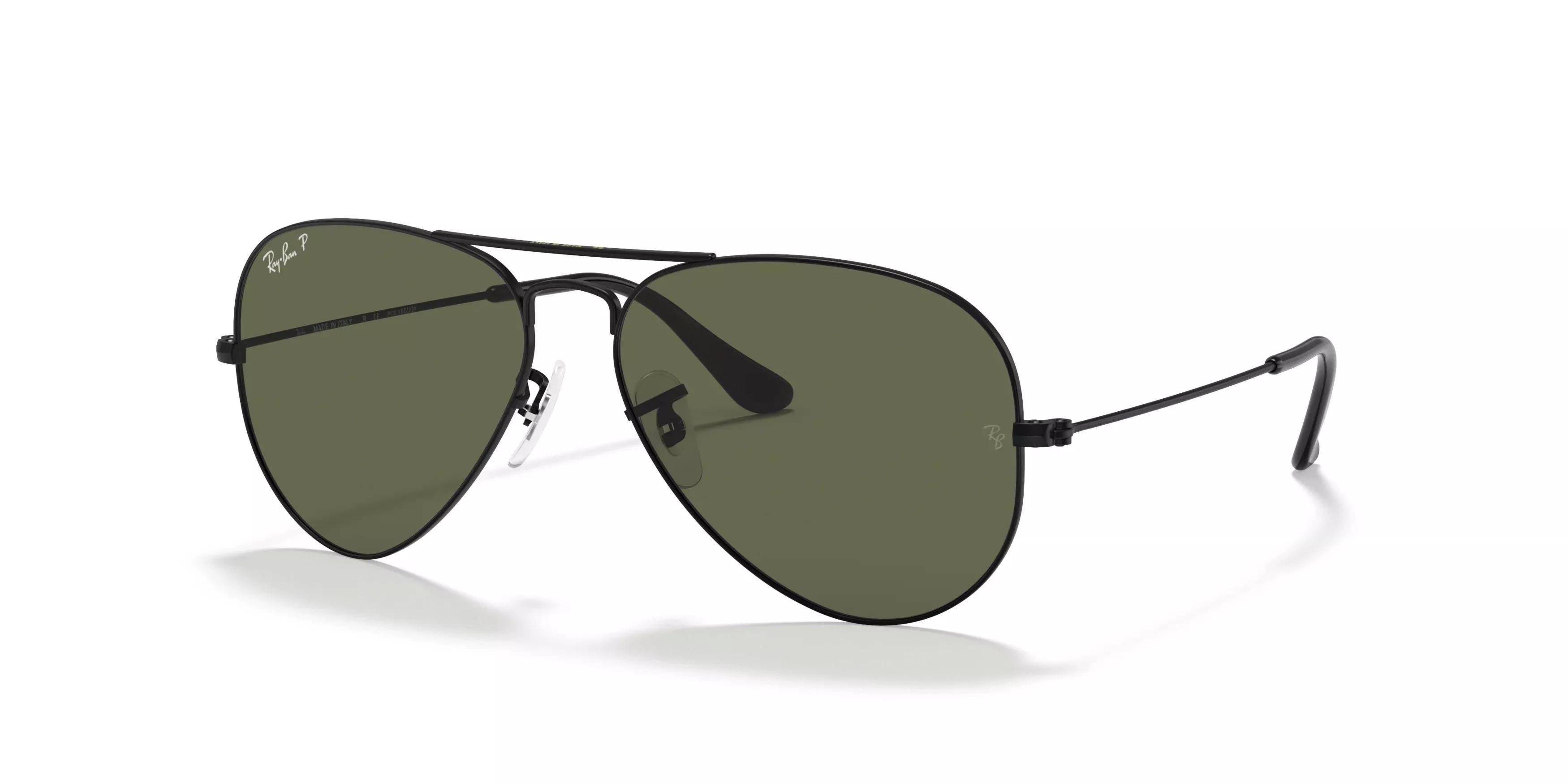 RB3025 Black/Polarized Green Classic G-15/Polarized STD, 2901_000, large image number 11