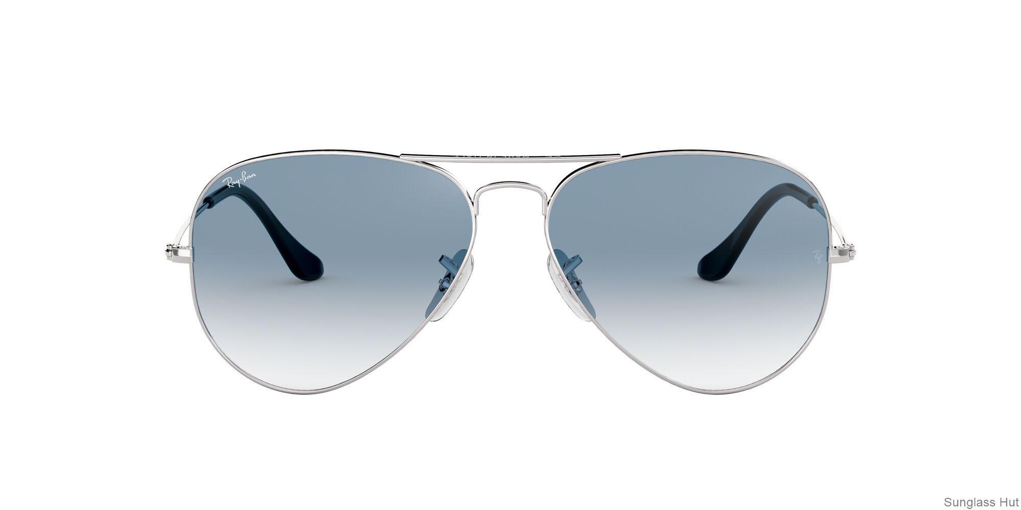 RB3025 Silver/Blue L, 2901_000, medium