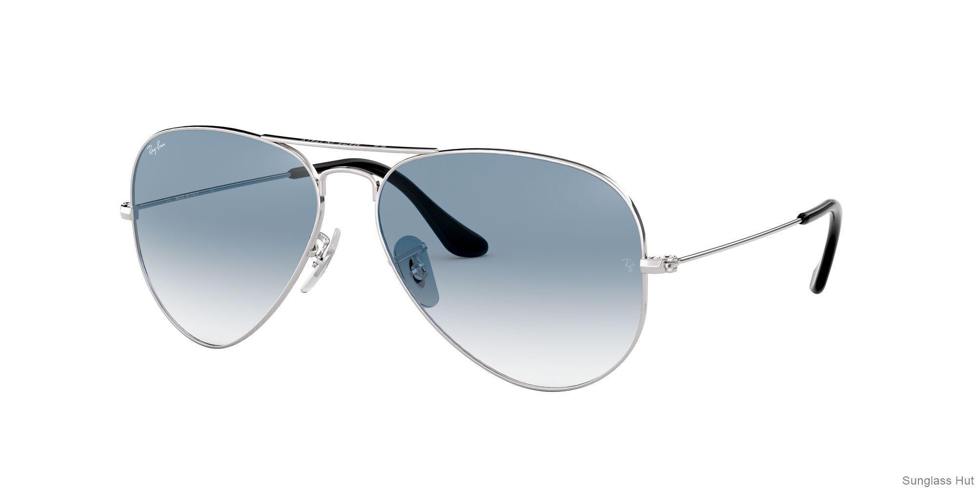 RB3025 Silver/Blue L, 2901_000, medium