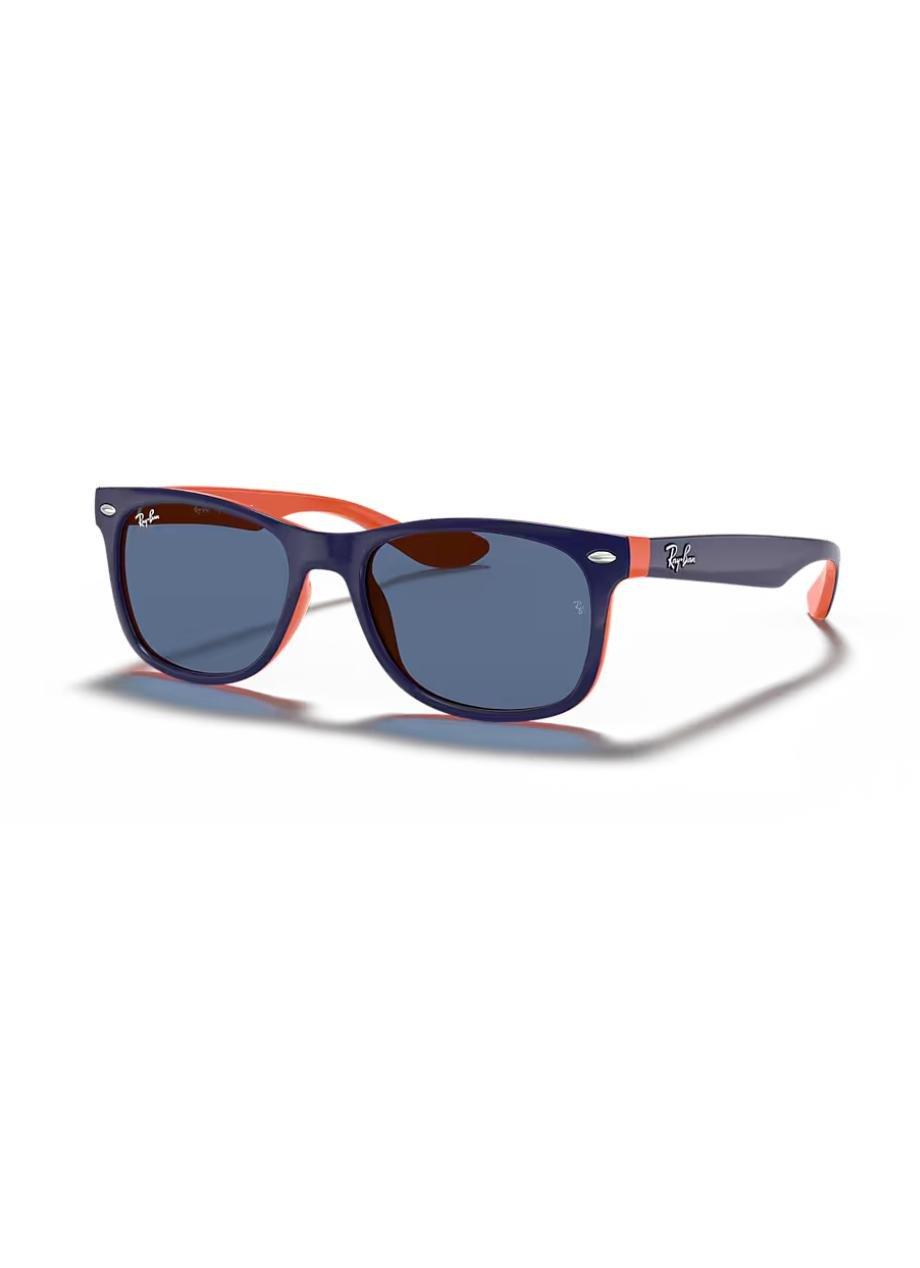 RB9052S New Wayfarer Kids Blue On Orange/Blue S, 2901_000, large image number 0