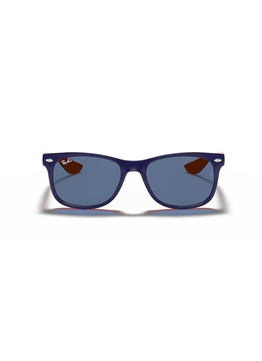 RB9052S New Wayfarer Kids Blue On Orange/Blue S, 2901_000, large image number 1