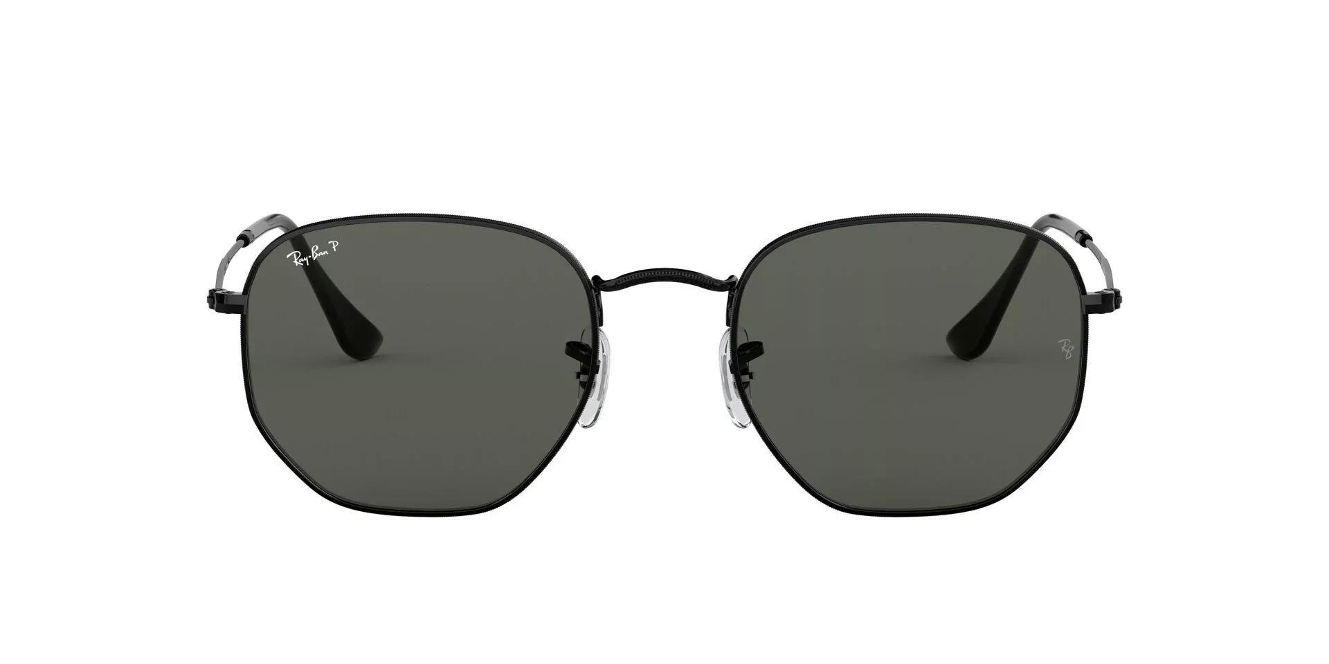 RB3548N Hexagonal Flat Lenses Black/Green/Polarized XL, 2901_000, large image number 4