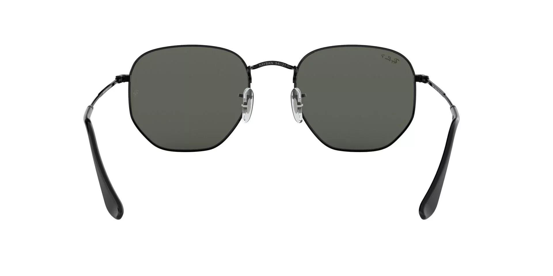 RB3548N Hexagonal Flat Lenses Black/Green/Polarized XL, 2901_000, large image number 8
