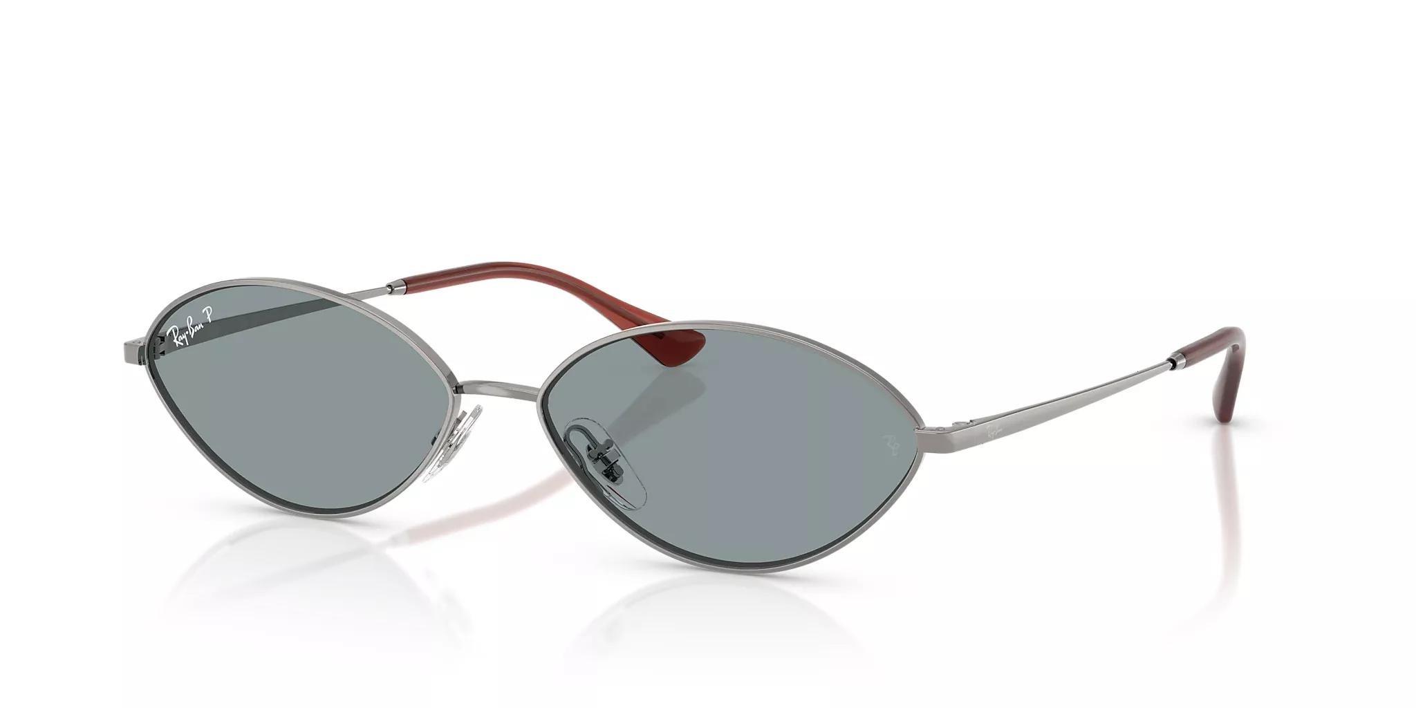 RB3757 Silver/Azure/Polarized L, 2901_000, medium