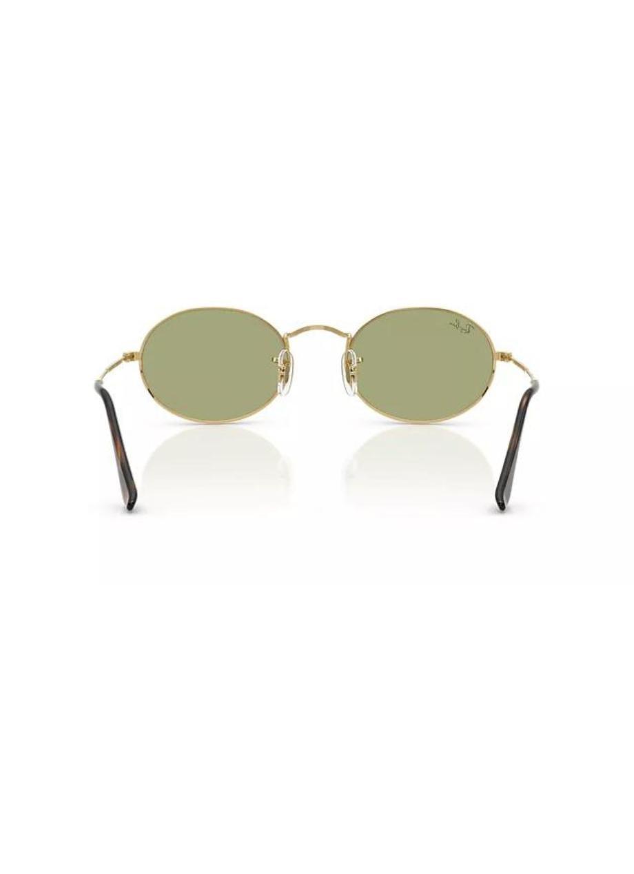 RB3547 Oval Metal Summer Capsule Ray-Ban Gold/Green M, 2901_000, large image number 4