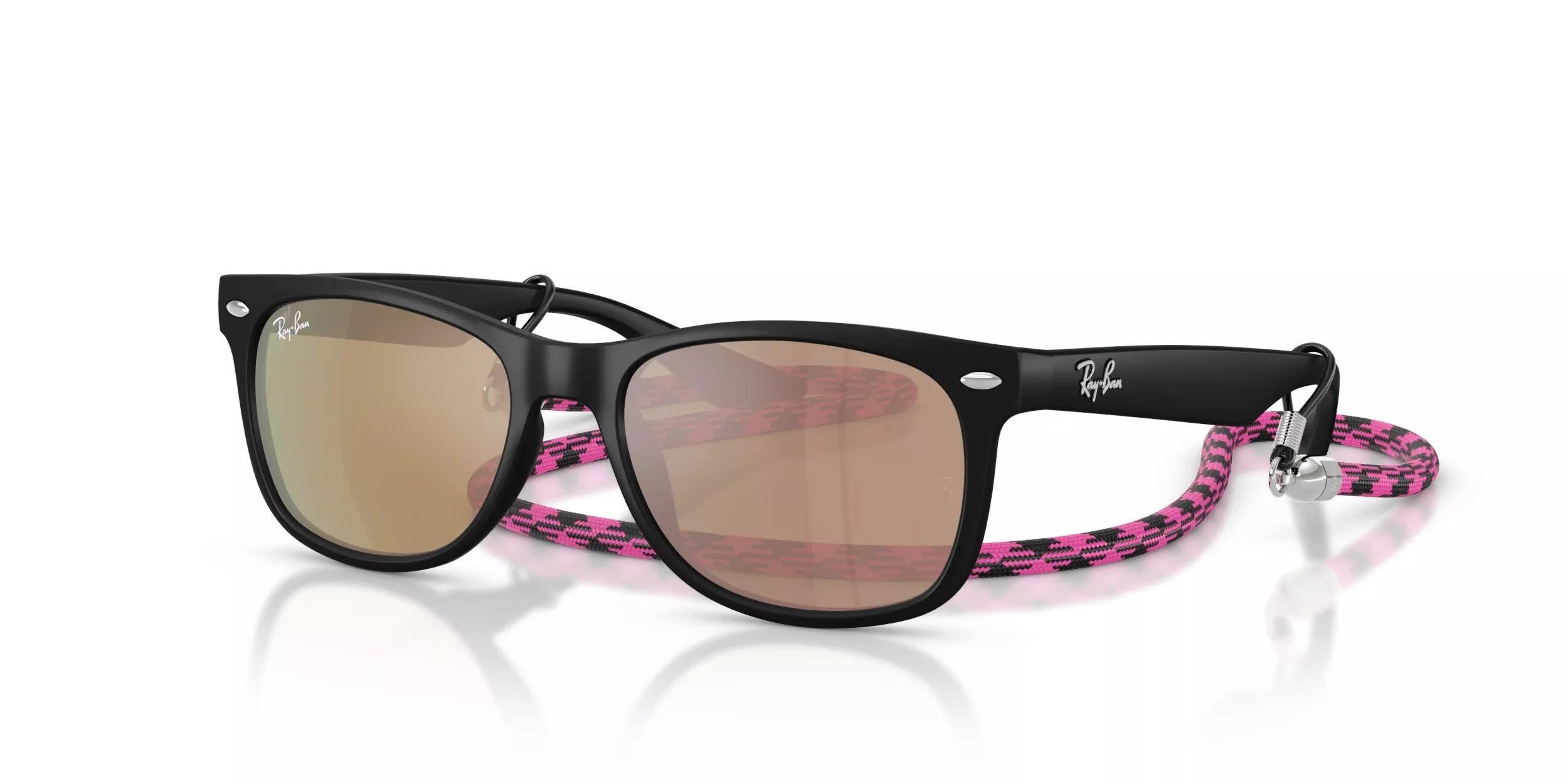 RB9052S RAY-BAN JUNIOR Black/Orange S, 2901_000, large image number 0