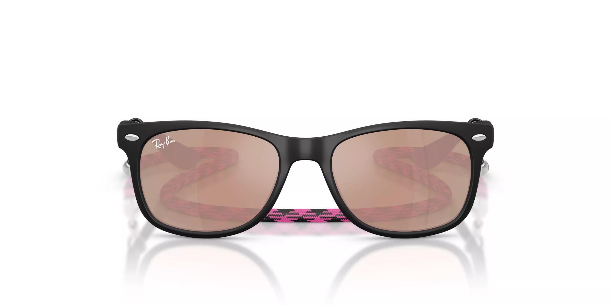 RB9052S RAY-BAN JUNIOR Black/Orange S, 2901_000, medium