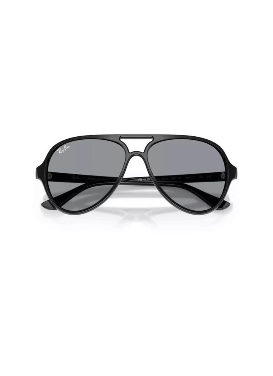 RB4125 Cats 5000 RAY-BAN Black/Grey M, 2901_000, large image number 4